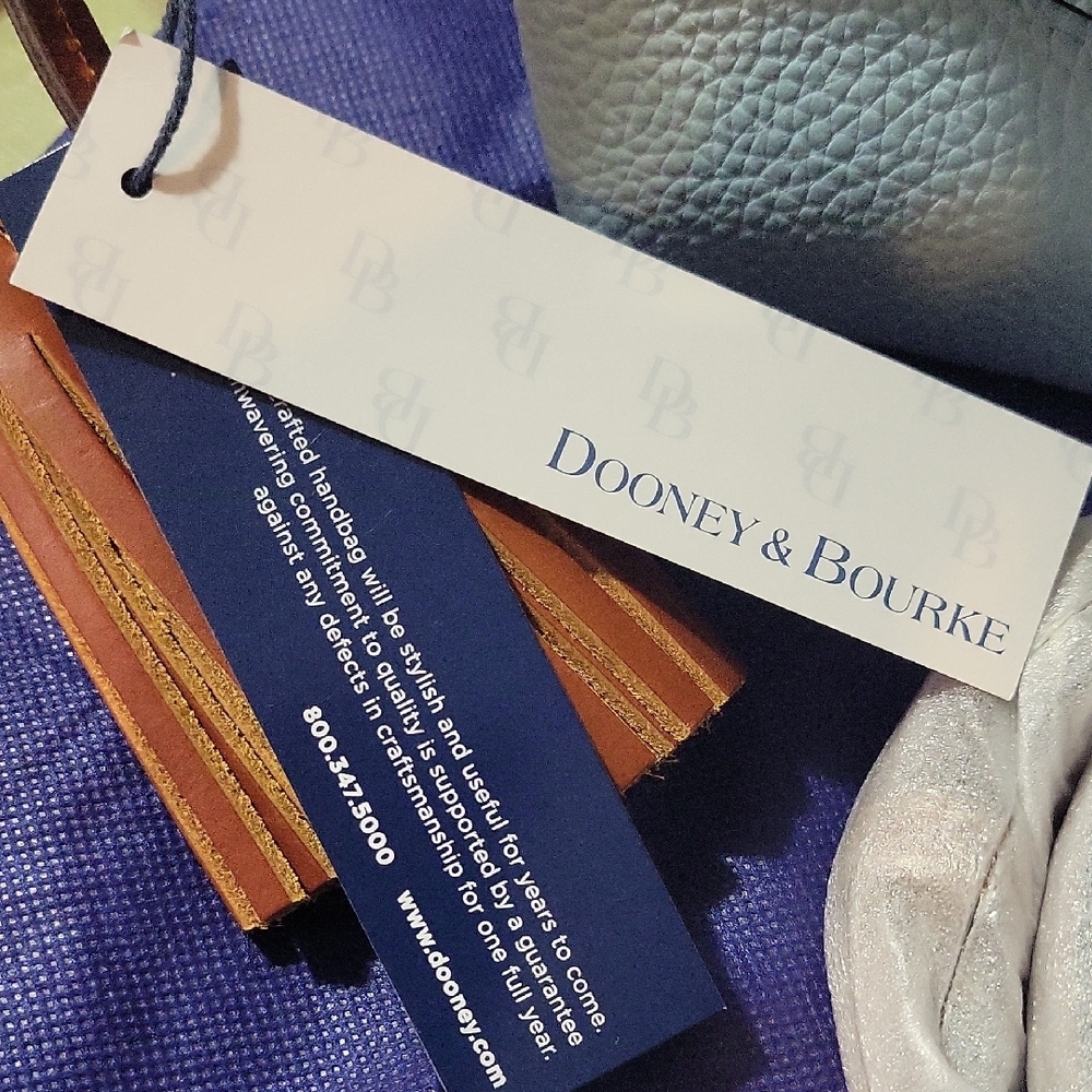 Dooney & Bourke Sky Blue Crossbody Bag - Picture 2 of 4